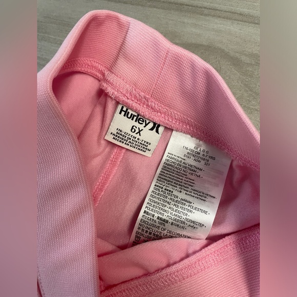 Girl’s matching set - pink Hurley athletic set - Picture 5 of 6
